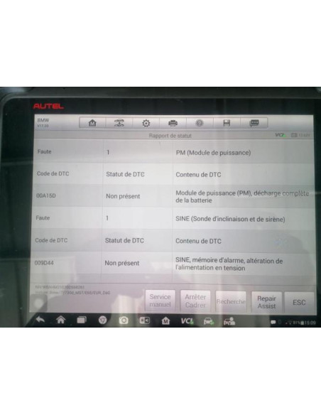 Retroviseur interieur BMW SERIE 7 E65 PHASE 2 Diesel