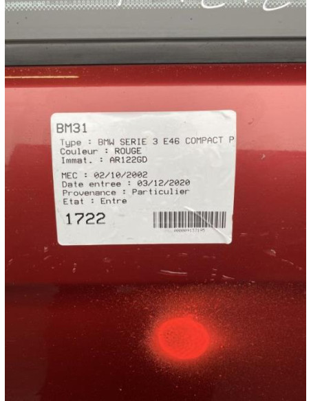 Batterie BMW SERIE 3 E46 COMPACT PHASE 1 Diesel