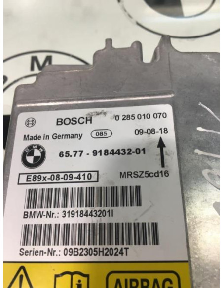 Boitier air bag BMW SERIE 3 E92 COUPE PHASE 1 Diesel