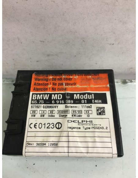 Calculateur BMW SERIE 3 E46 CABRIO PHASE 2 Essence