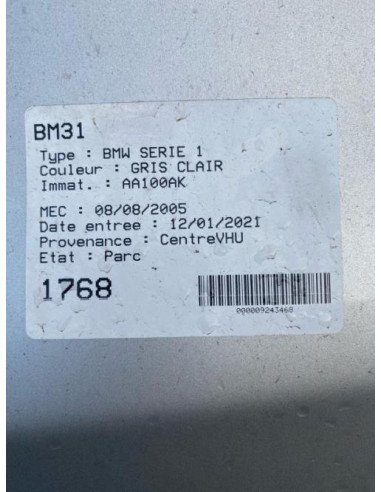 Avertisseur/Klaxon BMW  Diesel