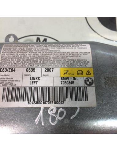 Air bag lateral gauche BMW SERIE 6 E63 COUPE PHASE 1 Essence