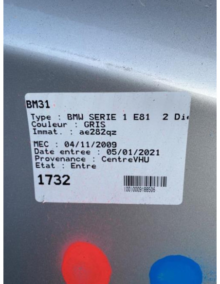 Boitier papillon BMW SERIE 1 E81 Diesel