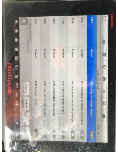 Aerateur tableau de bord avant droit BMW SERIE 1 E81 Diesel