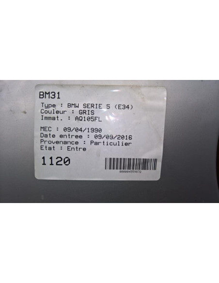 Optique avant principal gauche (feux)(phare) BMW SERIE 5 E34 Diesel