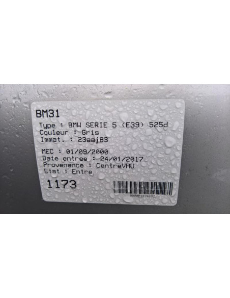 Support de pare chocs avant BMW SERIE 5 E39 PHASE 2 Diesel