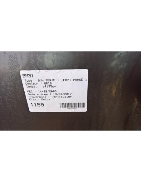 Mastervac BMW SERIE 1 E87 PHASE 1 Diesel