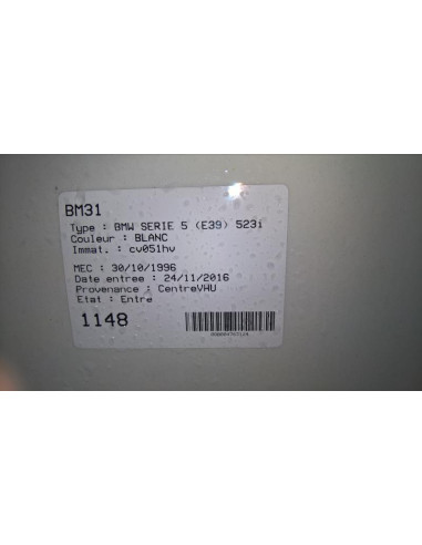 Vase d'expansion BMW SERIE 5 E39 PHASE 1 Essence