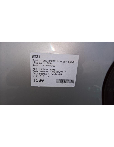 Poignee interieur arriere droit BMW SERIE 5 E39 PHASE 2 Diesel