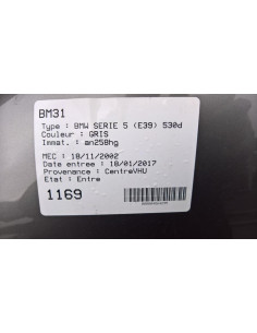 Radiateur EGR BMW SERIE 5 E39 PHASE 2 Diesel 2