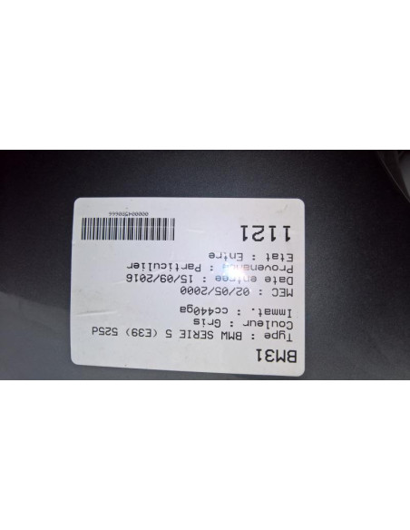Boite a air BMW SERIE 5 E39 PHASE 2 Diesel