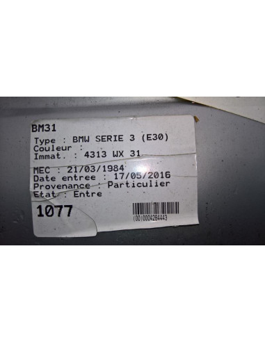 Vitre avant droit BMW SERIE 3 E30 Essence