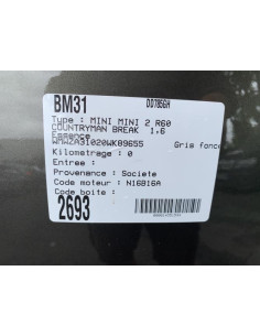 Aerateur tableau de bord avant gauche MINI MINI 2 R60 COUNTRYMAN BREAK Essence 2
