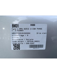 Boite de vitesses BMW SERIE 3 E90 PHASE 1 Diesel 2