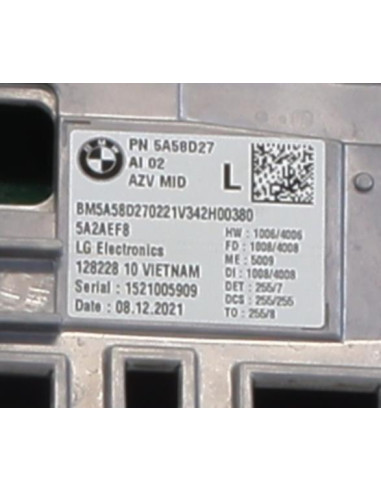 Ecran GPS BMW X1 U11 