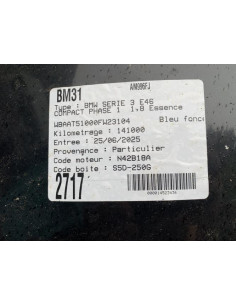 Platine feu arriere droit BMW SERIE 3 E46 COMPACT PHASE 1 Essence 2
