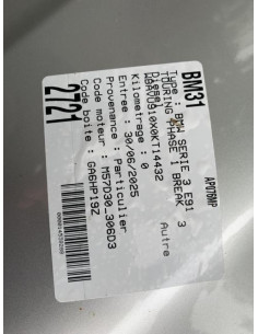 Boitier xenon BMW SERIE 3 E91 TOURING PHASE 1 BREAK Diesel 2