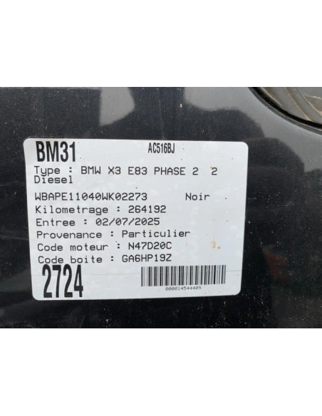 Fusee arriere droit BMW X3 E83 PHASE 2 Diesel