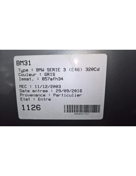 Retroviseur interieur BMW SERIE 3 E46 COUPE PHASE 2 Diesel