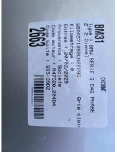 Verin de coffre gauche BMW SERIE 3 E46 PHASE 2 Diesel 2
