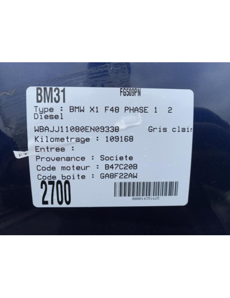 Antenne BMW X1 F48 PHASE 1 Diesel