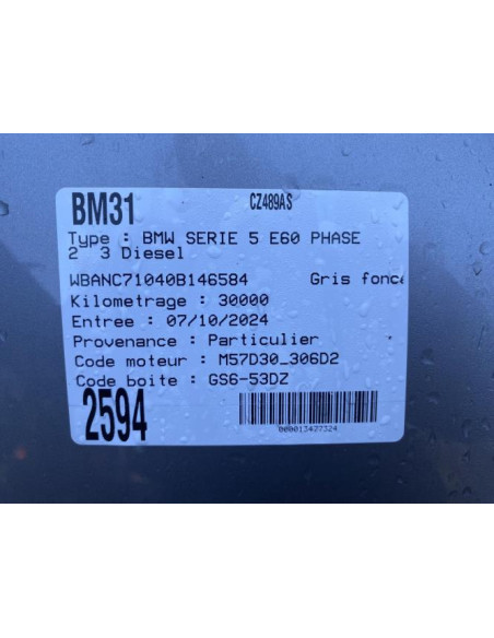 Capteur BMW SERIE 5 E60 PHASE 1 Diesel