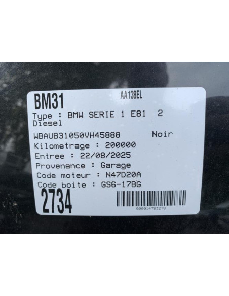 Capteur BMW SERIE 1 E81 Diesel