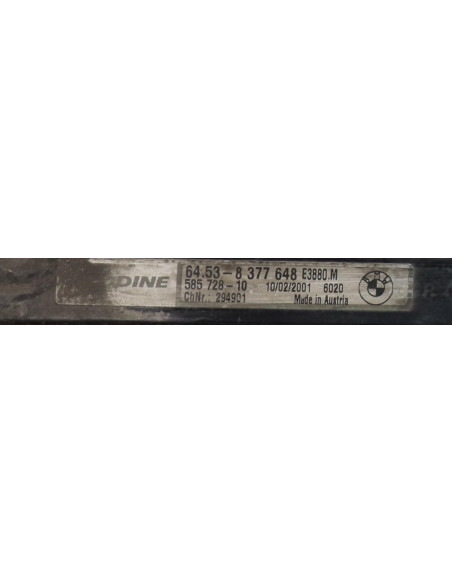 Condenseur de clim BMW SERIE 3 E46 PHASE 1 Diesel