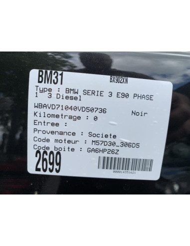Pont (propulsion) BMW SERIE 3 E90 PHASE 1 Diesel