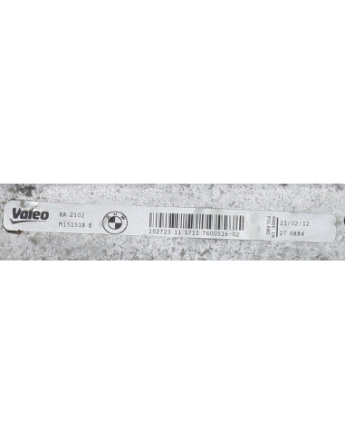 Radiateur eau BMW SERIE 1 F20 PHASE 1 Essence