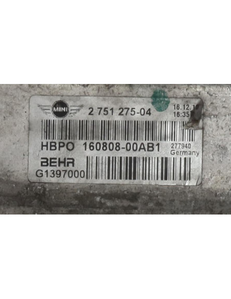 Radiateur eau MINI MINI 2 R56 PHASE 2 Diesel