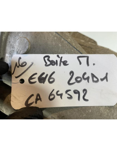 Boite de vitesses BMW SERIE 3 E46 PHASE 1 Diesel