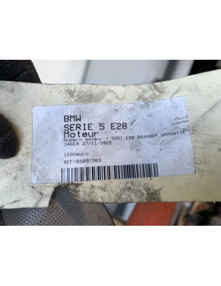 Moteur BMW SERIE 5 E28 Essence