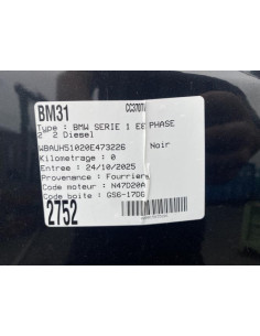 Optique avant principal gauche (feux)(phare) BMW SERIE 1 E87 PHASE 2 Diesel 2