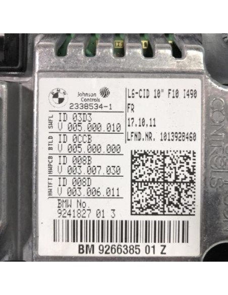 Ecran GPS BMW SERIE 5 F11 TOURING PHASE 1 BREAK Diesel