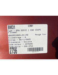 Calandre droite BMW SERIE 1 E82 COUPE Diesel 2