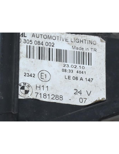 Anti brouillard droit (feux) BMW SERIE 1 E81 Diesel