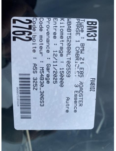 Pommeau de vitesses BMW Z4 E85 ROADSTER PHASE 1 CABRIOLET Essence 2