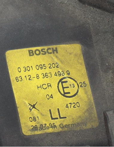 Optique avant principal droit (feux)(phare) BMW SERIE 3 E36 