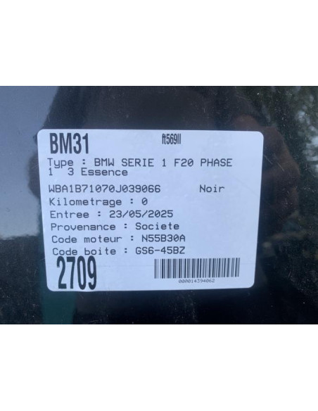 Verin de capot BMW SERIE 1 F20 PHASE 1 Essence
