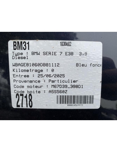 Viscocoupler BMW SERIE 7 E38 Diesel