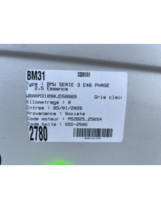 Tapis sensitif passager BMW SERIE 3 E46 PHASE 1 Essence 2