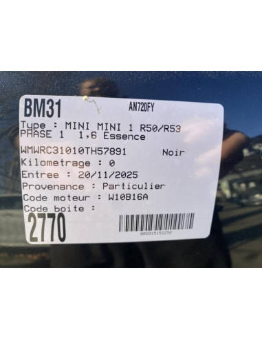 Condenseur de clim MINI MINI 1 R50/R53 PHASE 1 Essence