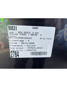 Support de phare droit (tôle) BMW SERIE 3 E91 TOURING PHASE 1 BREAK Diesel 2