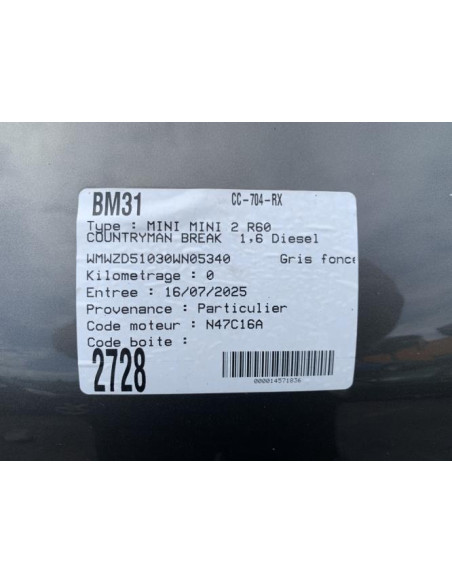 Antenne MINI MINI 2 R60 COUNTRYMAN BREAK Diesel