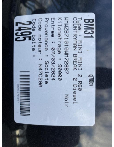 Mastervac MINI MINI 2 R60 COUNTRYMAN BREAK Diesel