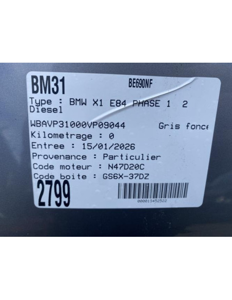 Avertisseur/Klaxon BMW X1 E84 PHASE 1 Diesel