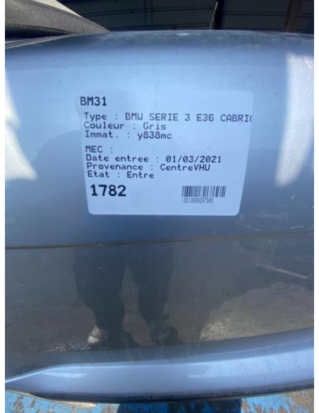 Capote BMW SERIE 3 E36 CABRIO Essence