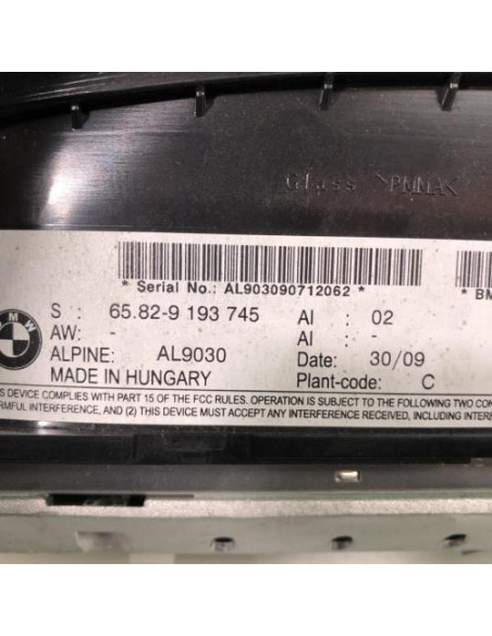 Ecran GPS BMW SERIE 3 E90 PHASE 2 Essence
