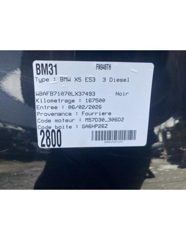 Injecteurs BMW X5 E53 Diesel